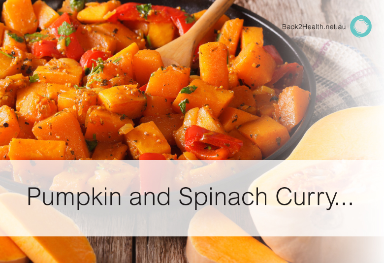 Pumpkin & Spinach Curry
