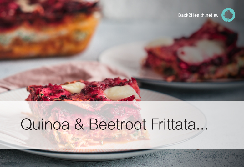 Quinoa & Beetroot Frittata